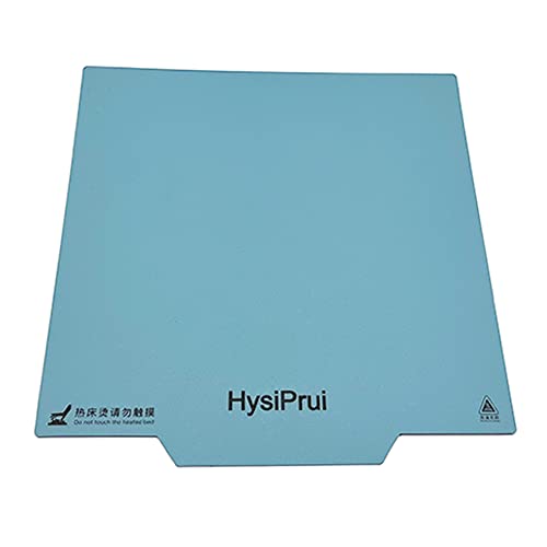 HysiPrui 220 x 220 mm - Plaque de construction magnétique avec poignée plate-forme imprimante 3D surface autocollante Cover