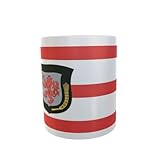 U24 Tasse Kaffeebecher Mug Cup Flagge Kreis Mettmann