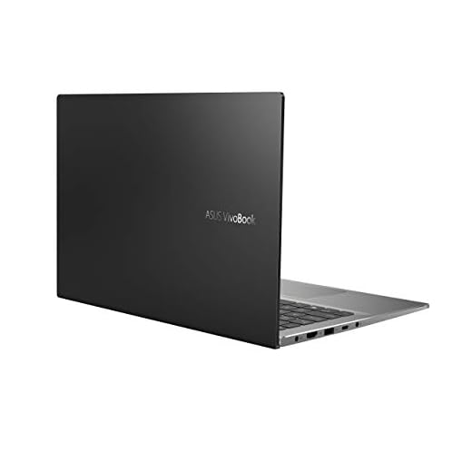 ASUS VivoBook S14 S433 Thin and Light Laptop, 14” FHD Display, Intel Core i5-1135G7 CPU, 8GB DDR4 RAM, 512GB SSD, Thunderbolt 4, Wi-Fi 6, Windows 11, AI Noise-Cancellation, Indie Black, S433EA-DH51