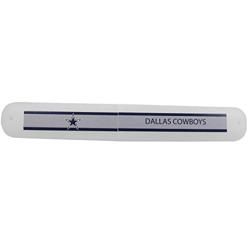 Image of Siskiyou Sports Unisex NFL Dallas Cowboys Travel Toothbrush Case, White, Standard