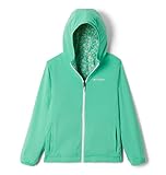 Columbia Youth Unisex Pixel Grabber Reversible Jacket, Light Jade Mini-Biscus, Small