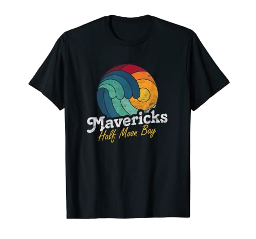 Surfer California Mavericks Half Moon Bay Sunset - Camiseta Camiseta