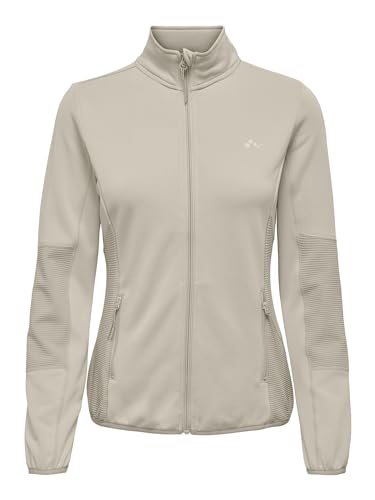 ONLY Chaqueta Deportiva para Mujer Onpjetta Hn FZ LS Forro Polar Jck Noos, Piedra Pumice., M