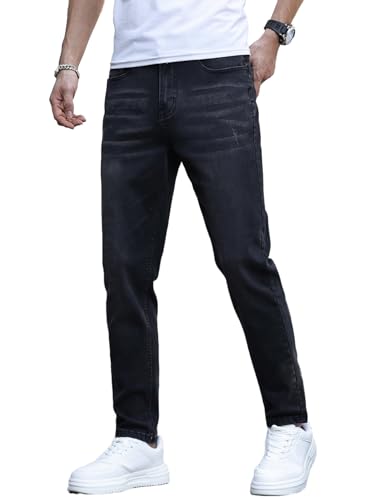 IDEALSANXUN Mens Skinny Jeans Casual Stretch Slim Fit Straight Leg Classic Denim Jeans Pants