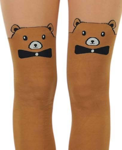 Image of ToBeInStyle Women's Cute Thigh High Printed Character Tights