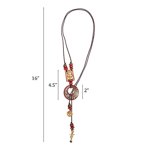 Image of AAKRITI ART CREATIONS Handcrafted Tribal Dhokra & Royal Brass Necklace Collection | Queen, Cleopatra & Heritage-Inspired Statement Jewelry | Artisan Ethnic Necklaces for Women