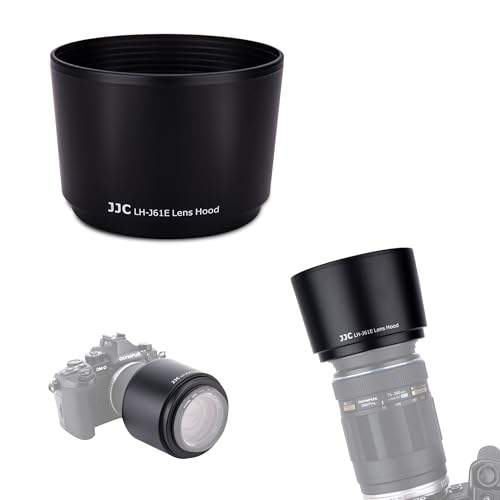 Image of JJC LH-61E Lens Hood for Olympus M.Zuiko ED 75-300mm II & ED 70-300mm Lens | Reversible, Compatible with 58mm Filter /Lens Cap, Reduces Lens Flare, Anti-Scratch, Durable ABS