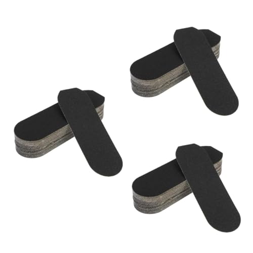 120個 足サンドペーパー 足のカルススクレーパー リムーバー やすり フットファイルリフィル 道具 ツール 携帯サンドペーパー アクセサリー Black