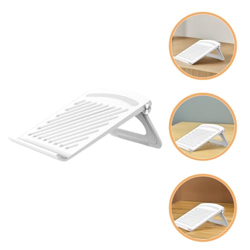 Base plegable ajustable multiángulo para laptop blanca miniatura 7