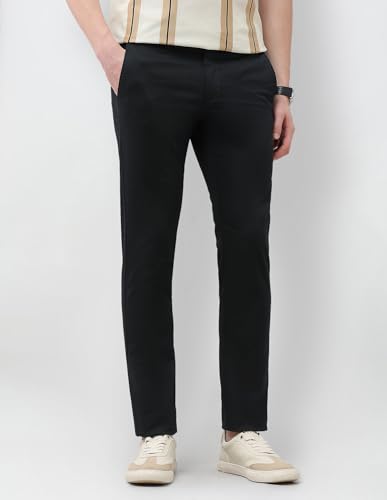 Image of U.s.Polo Association Men's Solid Twill Denver Slim fit Trousers