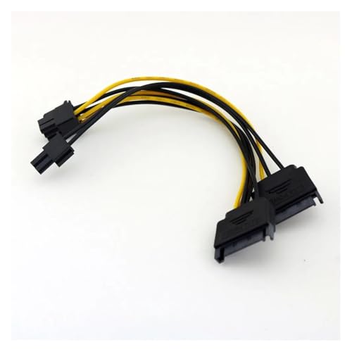 Cable adaptador de alimentación SATA a PCI-E 20cm