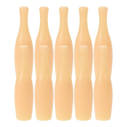 Milisten 10pcs Bowling Pin Lightweight Bowling for Boys and Girls and Family Fun Miniature Design