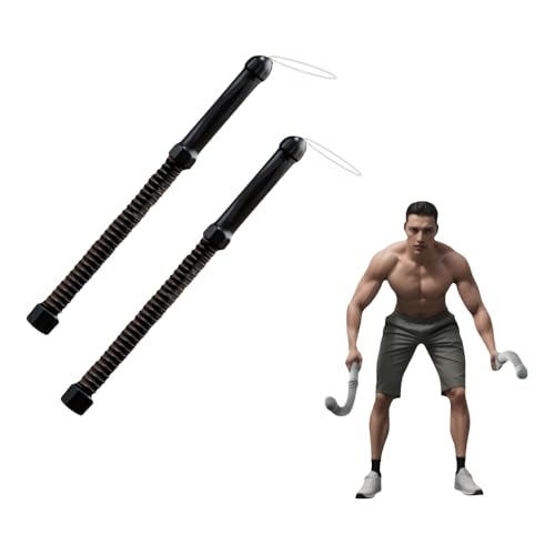 コードレストレーニング戦縄(無空間)高強度全身トレーニング、家庭用力と有酸素結合フィットネスロープ、戦縄、トレーニングロープ、コアロープ、コードレスフィットネス縄跳び (曜石ブラック)