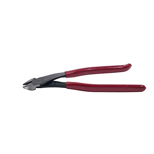 Klein Tools D248-9ST Pliers, Ironworker's Diagonal Cutting Pliers with High Leverage Design Works as Rebar Cutter and Rebar Bender, 9-Inch