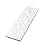 White 4 in. x 12 in. Polished Marble Subway Floor and Wall Sample Tile Having 0.33 sqft Coverage