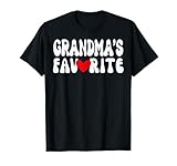 Grandmas Favorite Vintage Grandparent Humor Crew