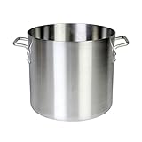 TrueCraftware Olla de aluminio de 32 cuartos de galón- Olla multiusos para olla de sopa de pasta olla grande olla de estofado olla a fuego lento apta para lavavajillas, certificado NSF
