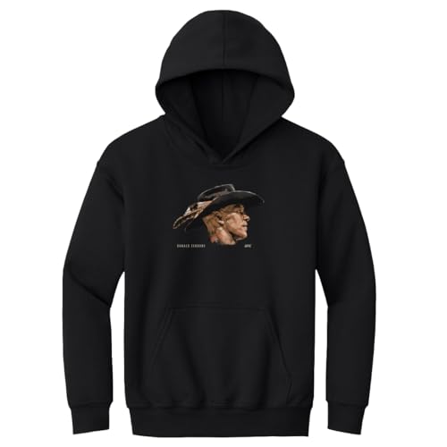 500 LEVEL Donald Cerrone UFC Youth Hoodie Sweatshirt - Donald Cerrone Portrait WHT