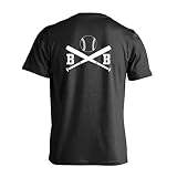[アートワークスコウベ] 野球 Tシャツ 半袖 練習着 ドライ BB カレッジ風デザイン ユニセックス S ブラック