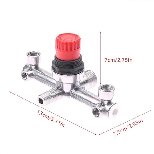 Valve de régulation double sortie compresseur robustesse métal - 6