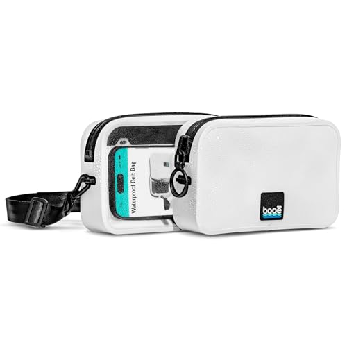 Booe Waterproof Belt Bag 100% Waterproof Fanny Pack for Women & Men - IP67 Submersible - Floating Dry Bag for Phone - Crossbody & Waist Pack - Beach Swimming Travel