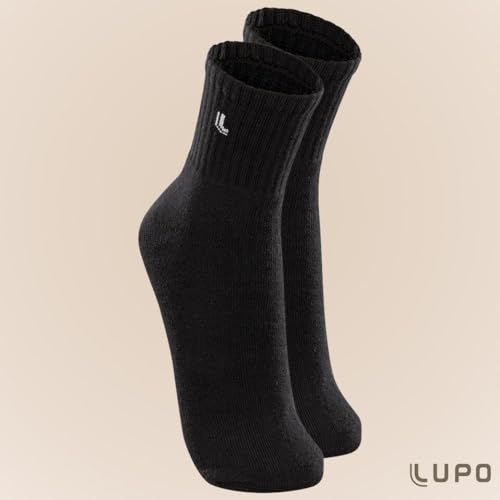 Kit 09 Pares Meia Lupo Sport Cano Médio Algodão Adulto