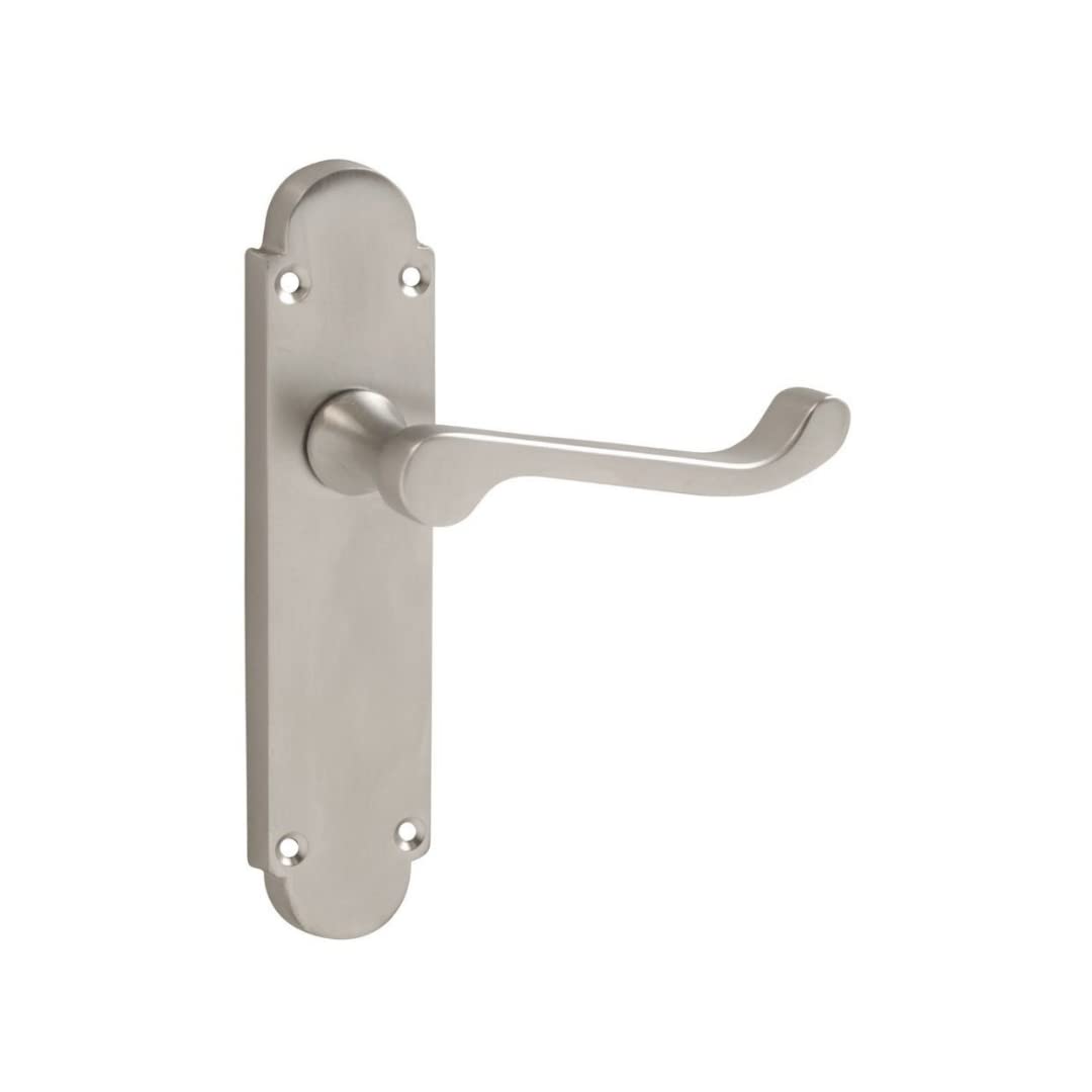 VIBE Blenheim Lever Latch on Satin Chrome Door Handle Blenheim Lever Latch on Satin Chrome for Internal Doors