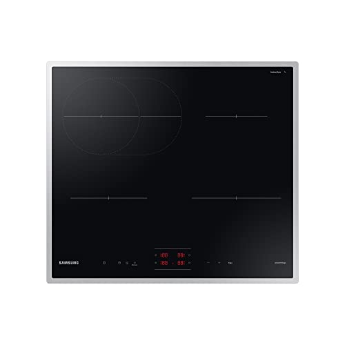 Samsung Plaque à induction autonome (NZ64B4015HK/U1), 60 cm, vitrocéramique, Wide Induction, SmartThings Cooking, touches tactiles avec curseur