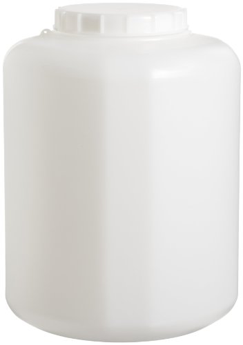 Bouteille en polyéthylène Bel-Art 10L avec fermeture renforcée pour stockage
