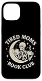 Photo Gallery tired moms book club - scheletro divertente lettura libri luna custodia per iphone 13 Photo Gallery tired moms book club - scheletro divertente lettura libri luna custodia per iphone 13