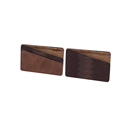 Mistura Credit Card Holder wood and leather, business card holder, business credit card holder.2