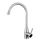 Kitchen Faucet Cold and Hot Water New Arrival Stainless Steel Corrosion Resistance House Kitchen Sink Faucet Brushed Steel Kitchen Taps Mixer