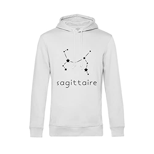 Sweat Sagittaire constellation, sweat à capuche astrologie minimaliste