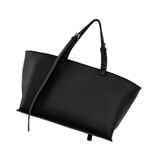 Sac à main en cuir PU pour femme moderne avec poignée supérieure et bandoulière
