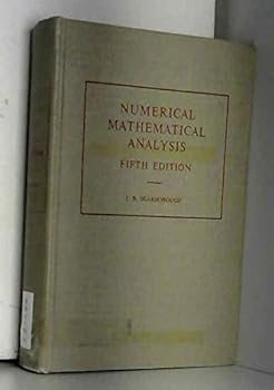 Hardcover Numerical mathematical analysis Book
