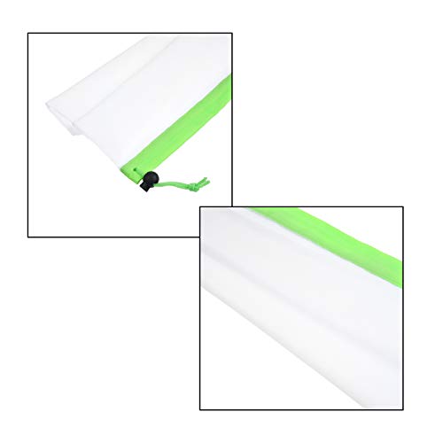 Kare & Kind Reusable Produce Bags 15 pcs - Multi-Sized Washable Mesh Bags - Zero Waste Eco-Friendly Net Storage for Grocery Vegetables Fruits Household Toy Small Items - Gift, Travel, Home - Image 3