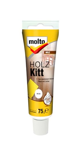 Molto Holz-Kitt Zur Reparatur von Holz Weiss 75g