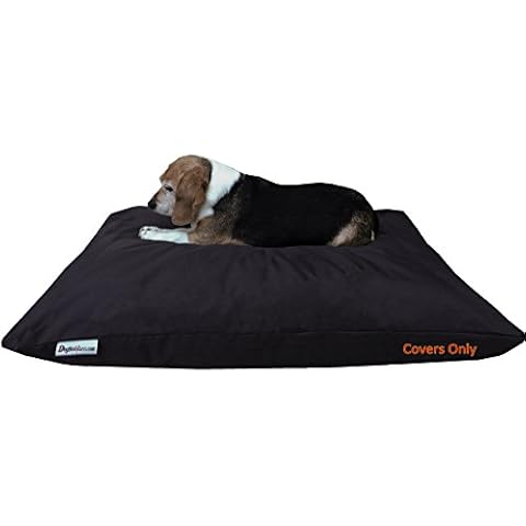 dogbed4less Do It Yourself DIY Pet Bed Pillow Duvet Oxford Cover + Waterproof Internal case for Dog/Cat at Medium 36"X29" After Dark Color - Covers only Cover