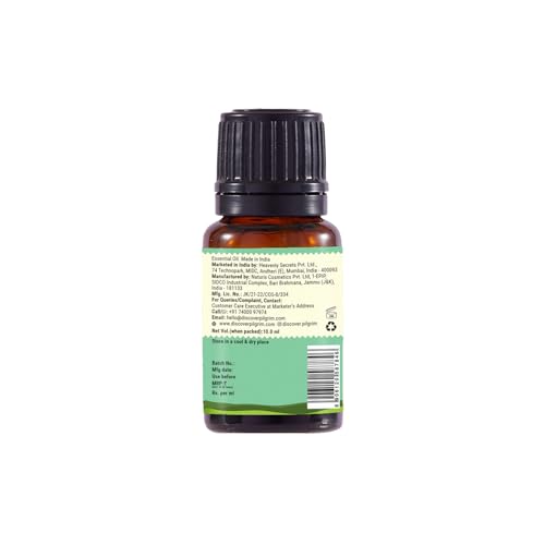 Image of Pilgrim Spanish Rosemary Oil for HairGrowth, HairFall Control & Hair Strengthening 10ml | Rosemary essential oil for hairgrowth | Reduces Hair Fall | Strengthens Hair& Balances Scalp