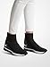 Michael Kors Women's Skyler Stretch-Knit Sock Sneaker, Black, 9.5