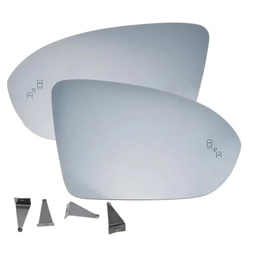 Glace De Rétroviseur Pour Opel Pour Astra K 2015 2016 2017 2018 2019 Rétroviseurs Extérieurs Chauffants En Verre LIANGYIMEI(Blind spot 1 pair)