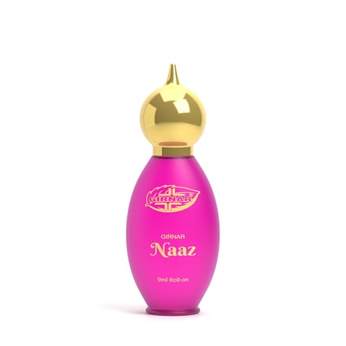 Image of Girnar Naaz Oud Attar 9ml | Non-Alcoholic Premium Concentrated Perfume | Spicy Saffron, Coriander, Iris, Rosy & Woody Ambery Scent