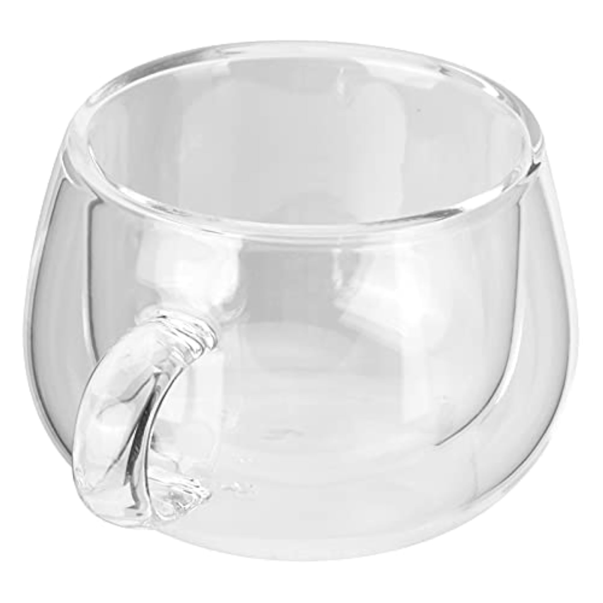 Milk Cup, Double-Layer Transparent Glass Cup