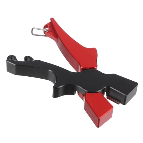 TOGEVAL Forbici Pesca Multifunzione in Lega di Alluminio con Blocco Lenza Portatile Compatto per Uso Outdoor e Accessori da Pesca