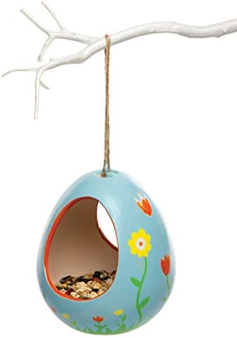 Baker Ross AR267 Bird Feeders for Crafts - Pack of 2, Ceramic Painting Art Activities for Kids, 11cmx9cm