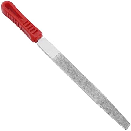 Utoolmart Diamond File 8 Inch Flat File Diamond Coated Plastic Handle Hand Tool for Grinding Polishing 1Pcs