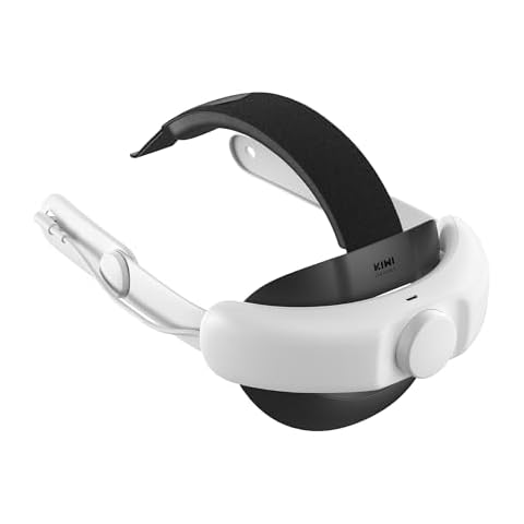 KIWI design Comfort Battery Head Strap Compatible with Meta Quest 3/Quest 3S Cover