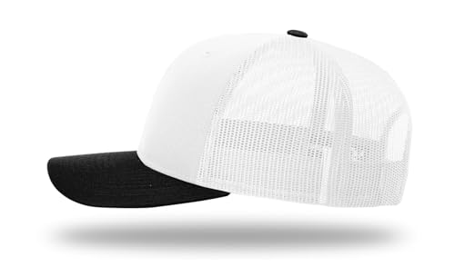 Image of Richardson 112 Trucker Hat - Premium Adjustable Snapback Hat - Structured Six Panel Richardson Blank Caps