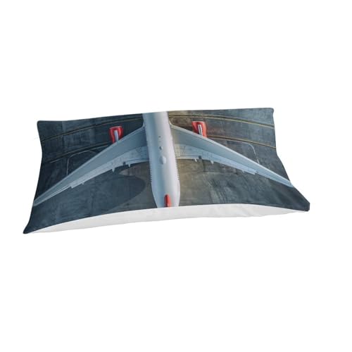 Housses de couettes avion de passagers 3D parure de lit microfibre single 135x200cm