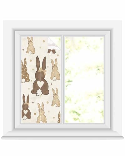 Película de privacidad para ventana ARTSHOWING beige 17.7"x39.3" miniatura 2